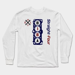 B16a Straight Four Engine Long Sleeve T-Shirt